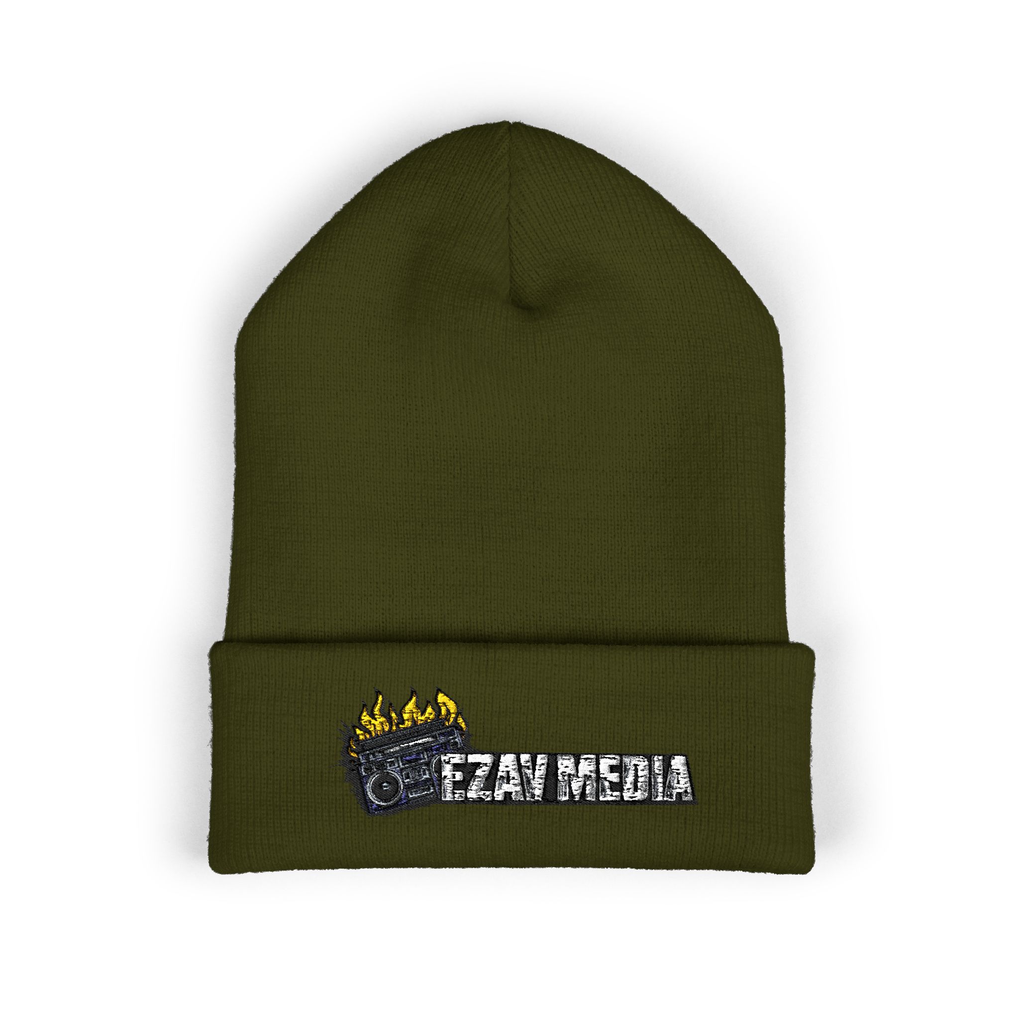 Embroidered 'EZAV MEDIA' Beanie - Image 9