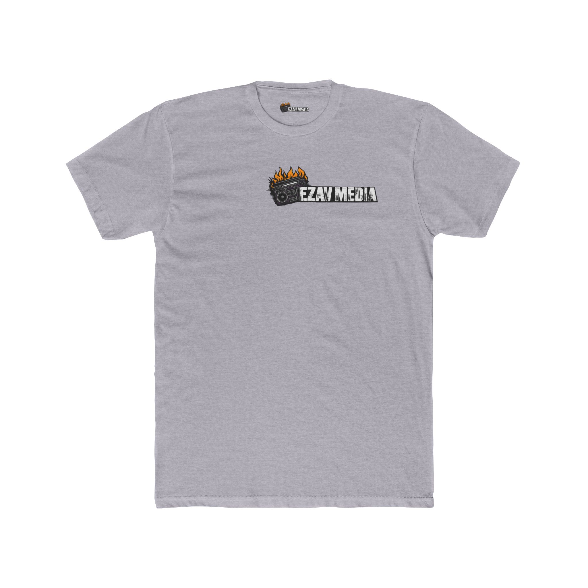 EZAV Media Tee Vintage Crew T-Shirt - Image 19