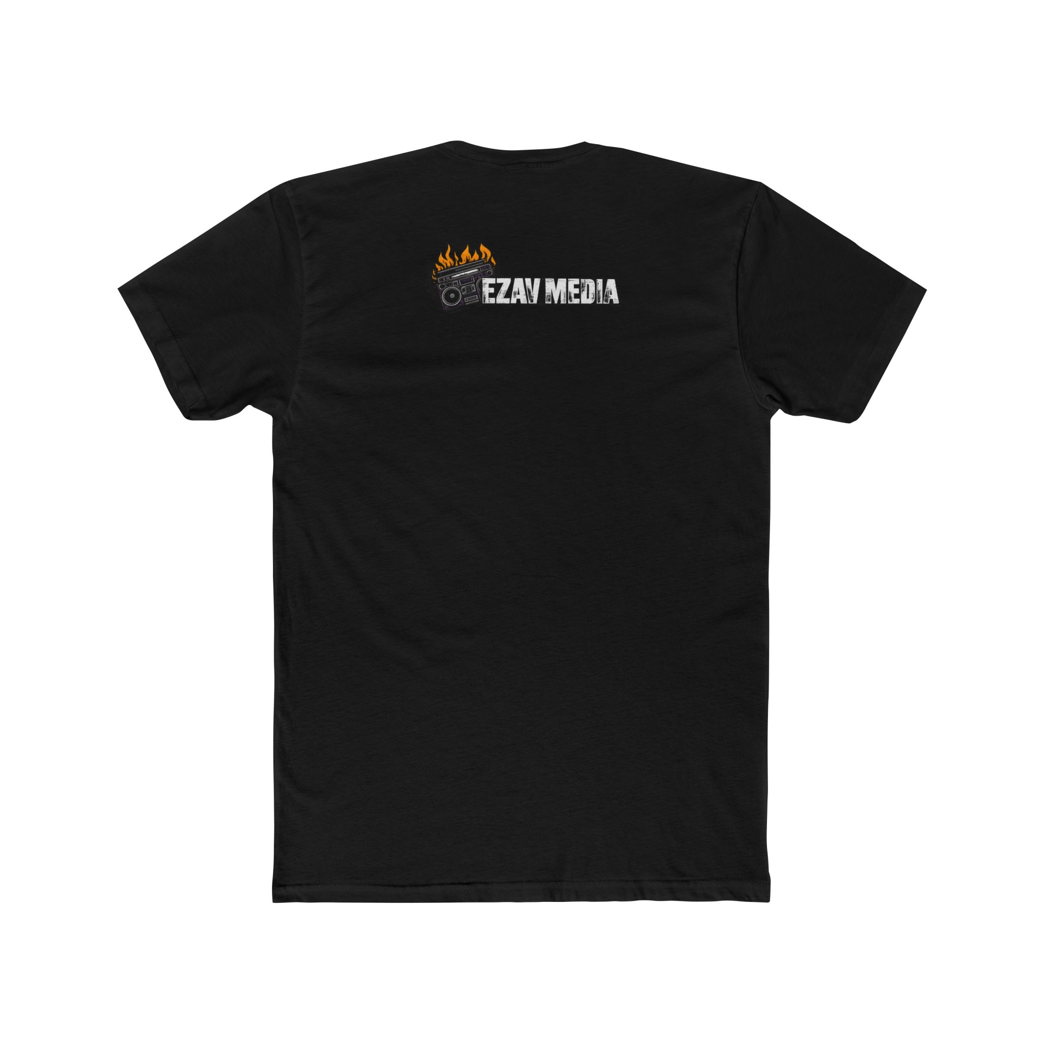 EZAV Media Tee Vintage Crew T-Shirt - Image 14