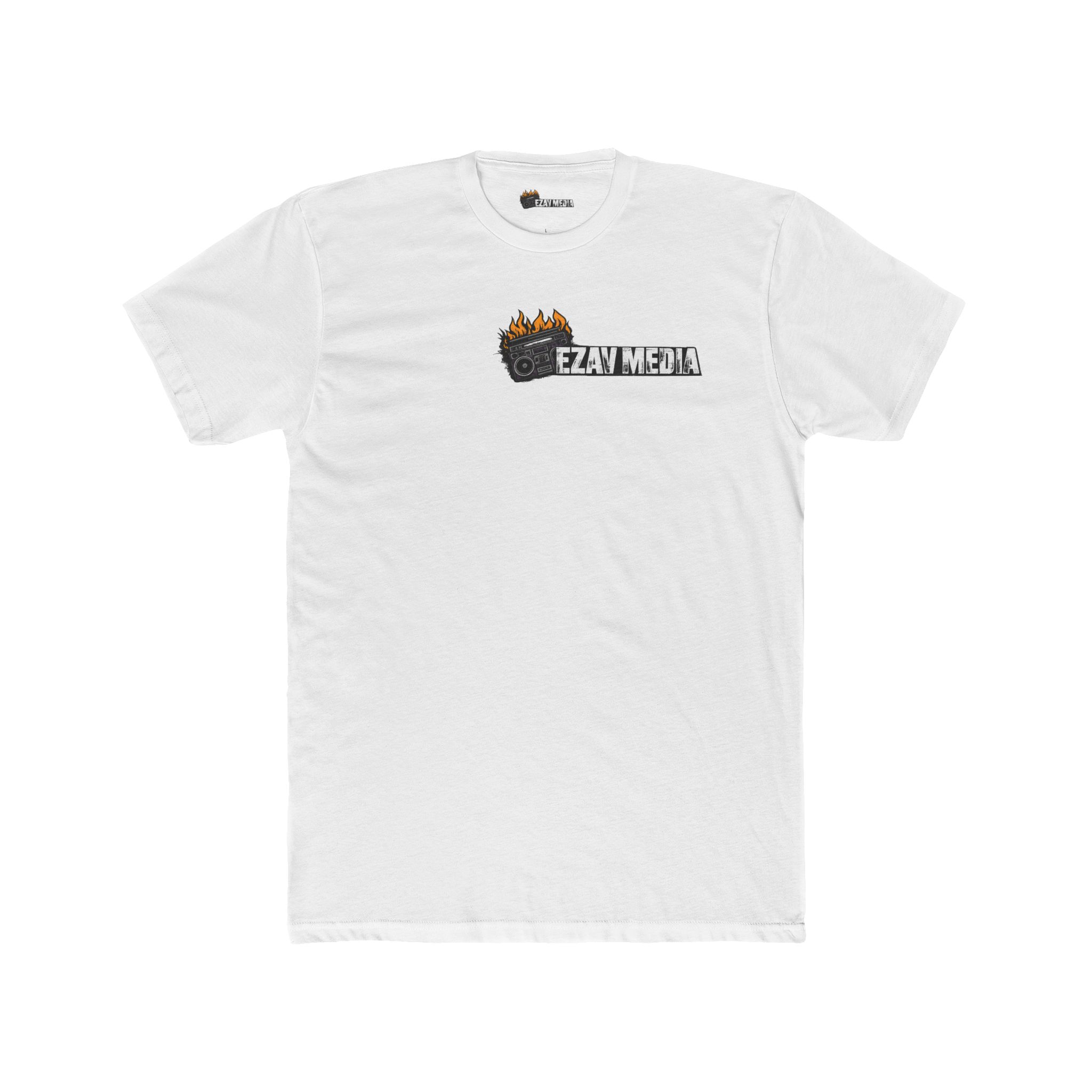 EZAV Media Tee Vintage Crew T-Shirt