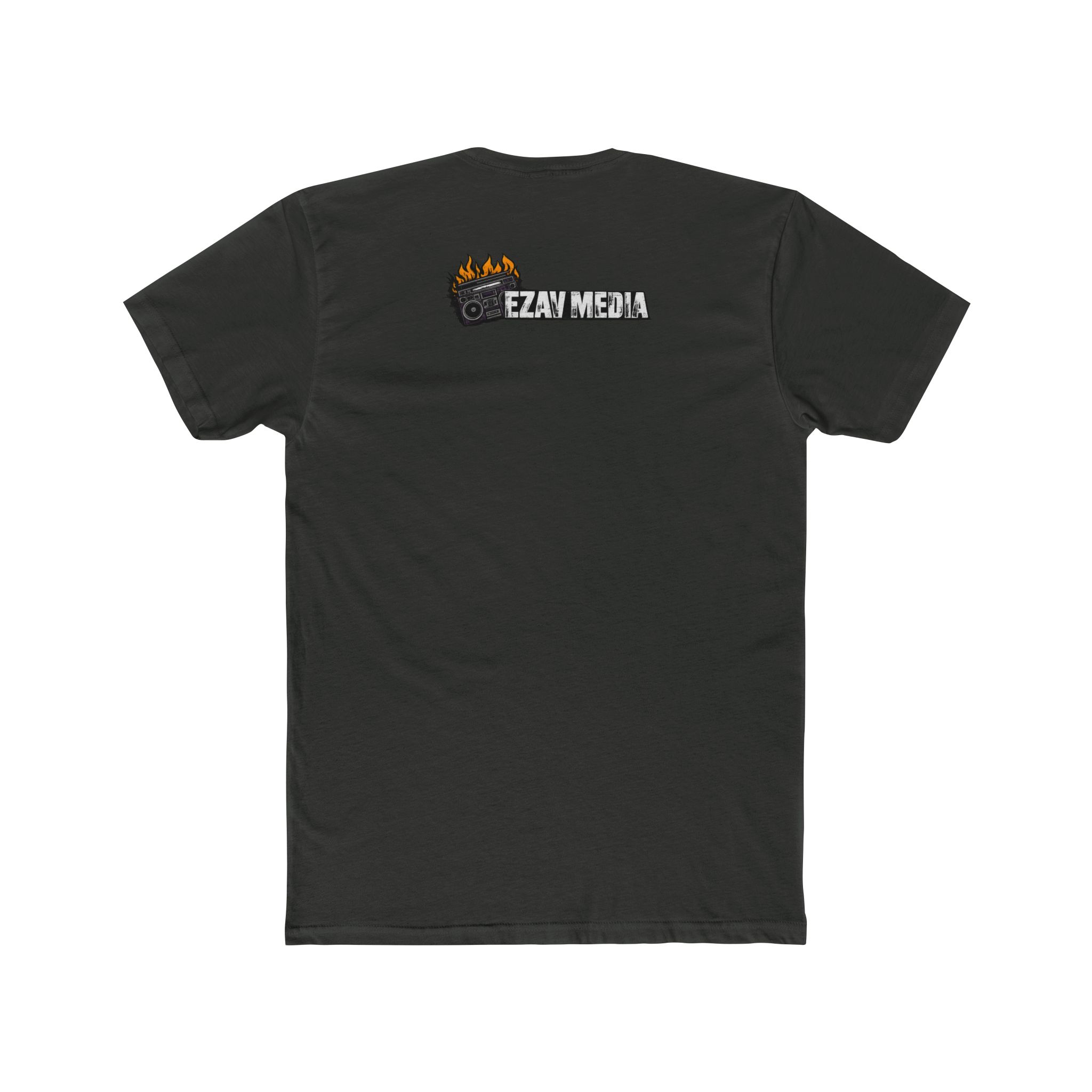 EZAV Media Tee Vintage Crew T-Shirt - Image 32